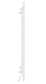 Полотенцесушитель электрический Laris Флавиа 73207653 правый П11 20x100см белый муар